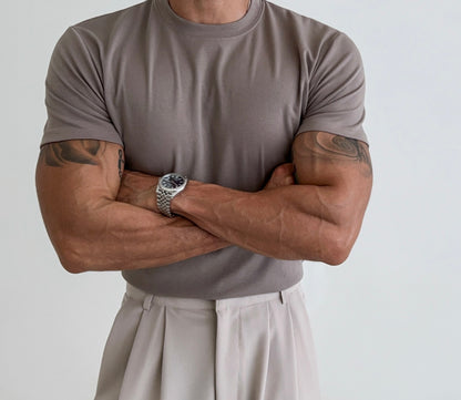 Span Ponte Muscle Basic Tee