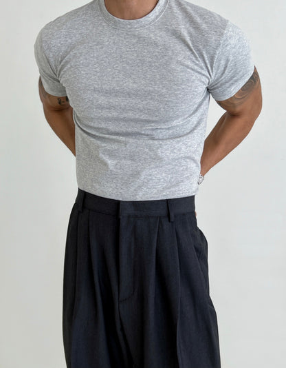 Span Ponte Muscle Basic Tee