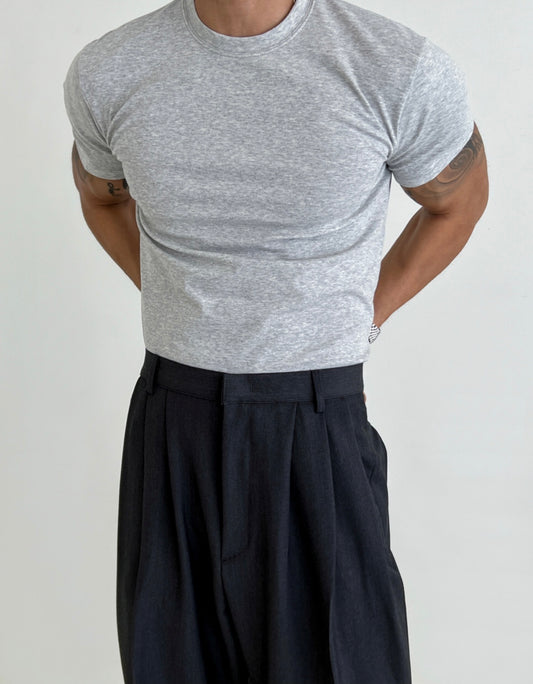 Span Ponte Muscle Basic Tee