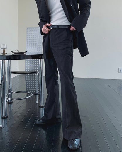 B-Strip Bootcut Slacks