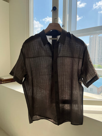 Viscose Semi Crop Shirt