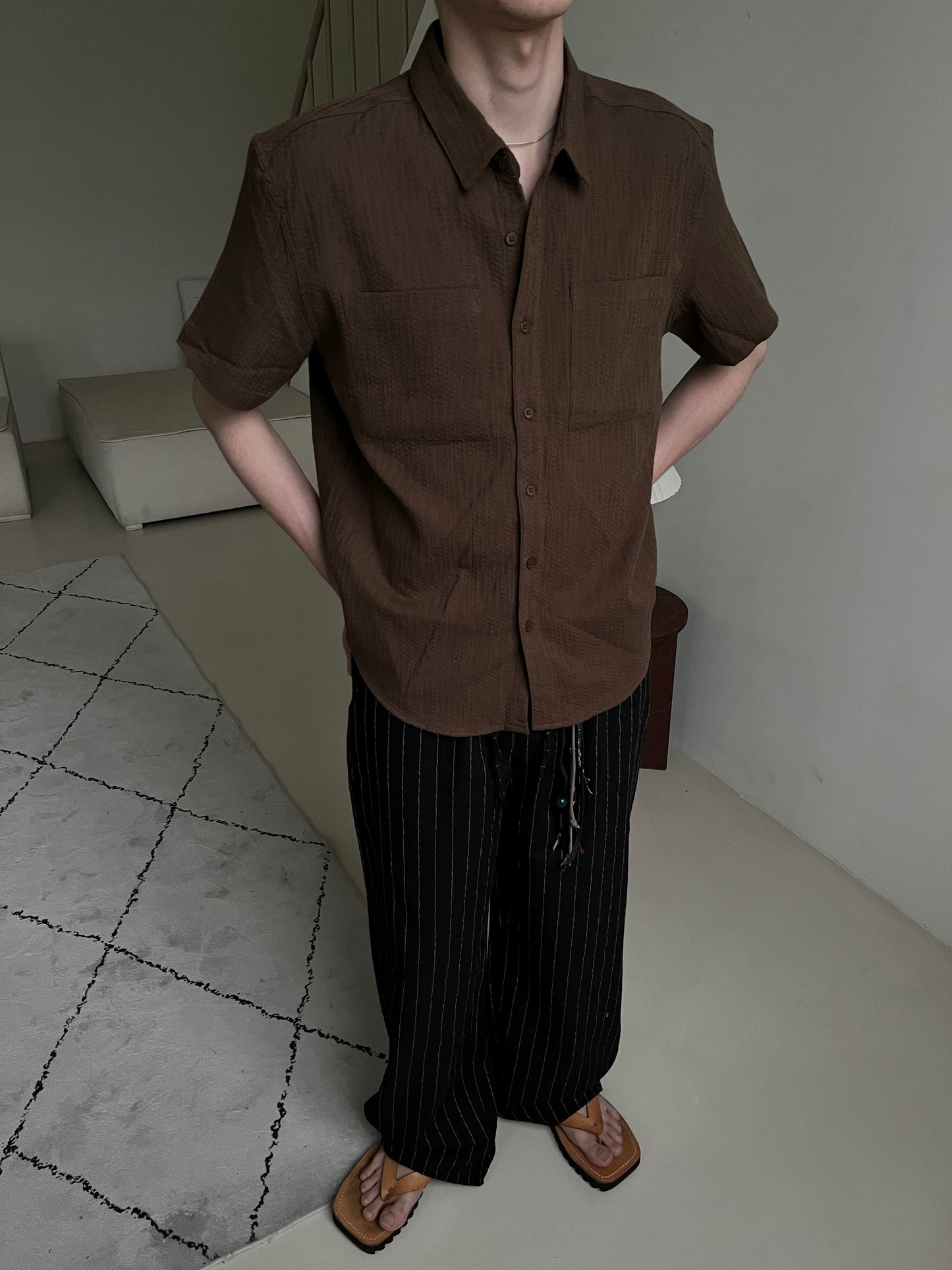 Jacquard Texture Shirt