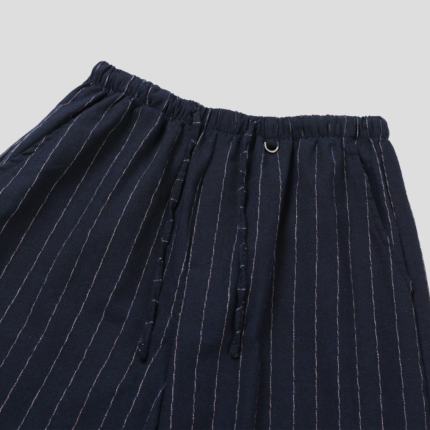 Linen Stripe String Pants