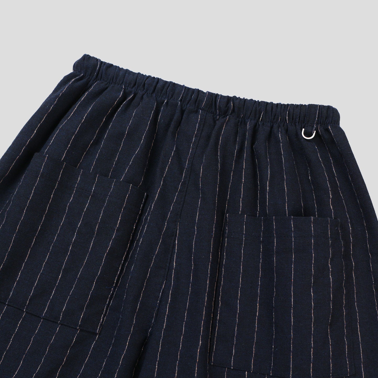 Linen Stripe String Pants