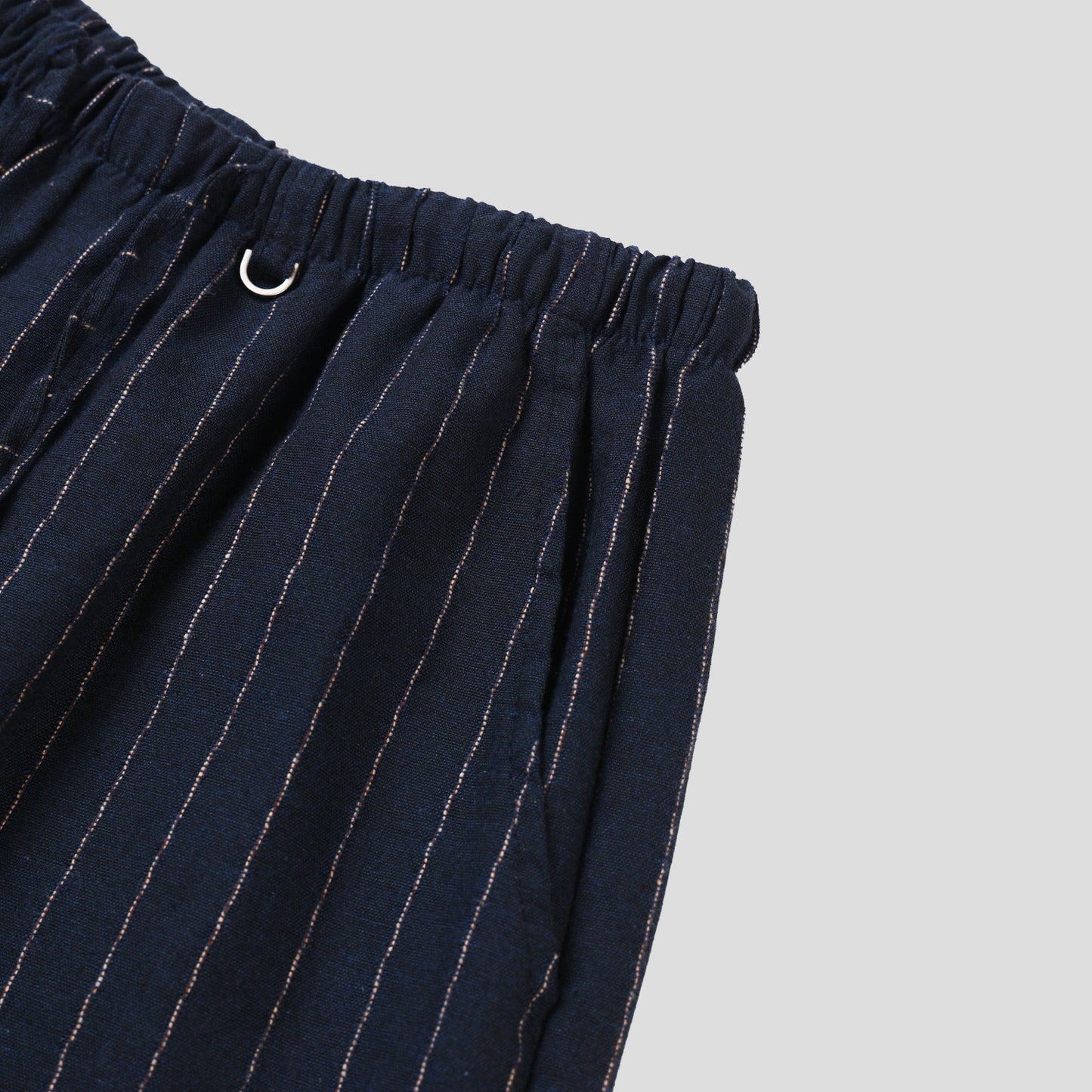 Linen Stripe String Pants