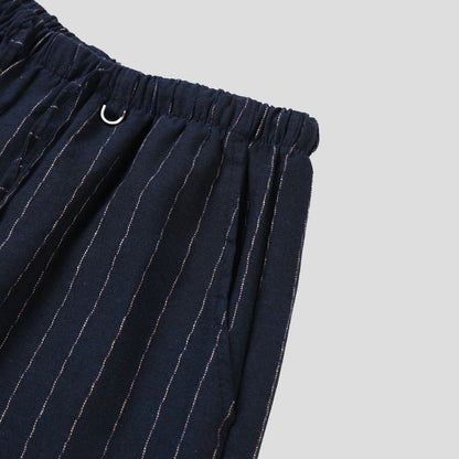 Linen Stripe String Pants