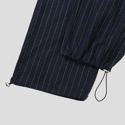 Linen Stripe String Pants