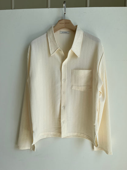 Stripe Resort Shirt Jacket