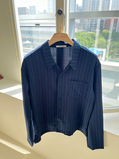 Stripe Resort Shirt Jacket