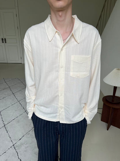 Stripe Resort Shirt Jacket