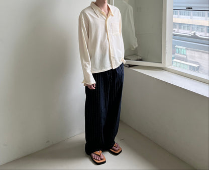 Stripe Resort Shirt Jacket