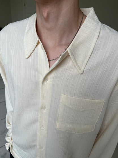 Stripe Resort Shirt Jacket
