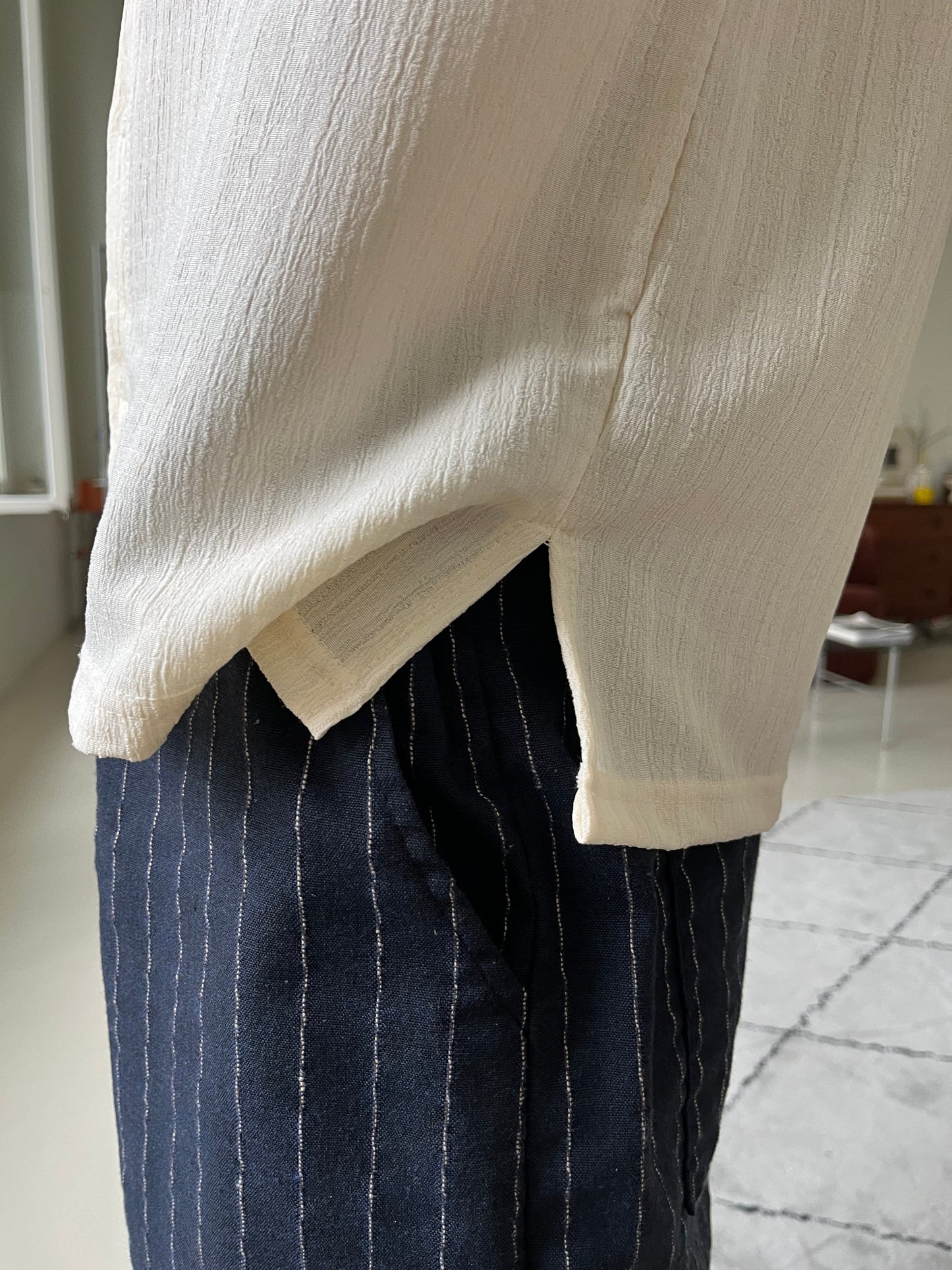 Stripe Resort Shirt Jacket