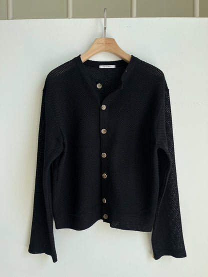 Linen Round Cardigan