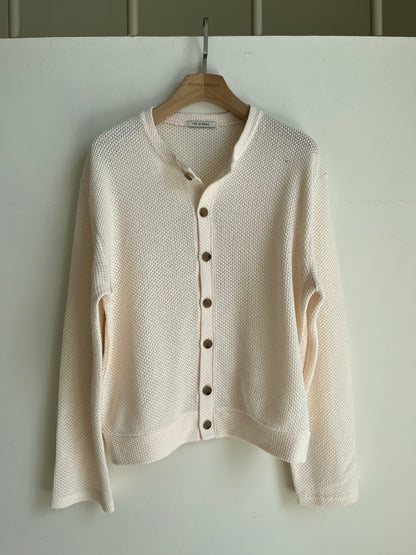 Linen Round Cardigan