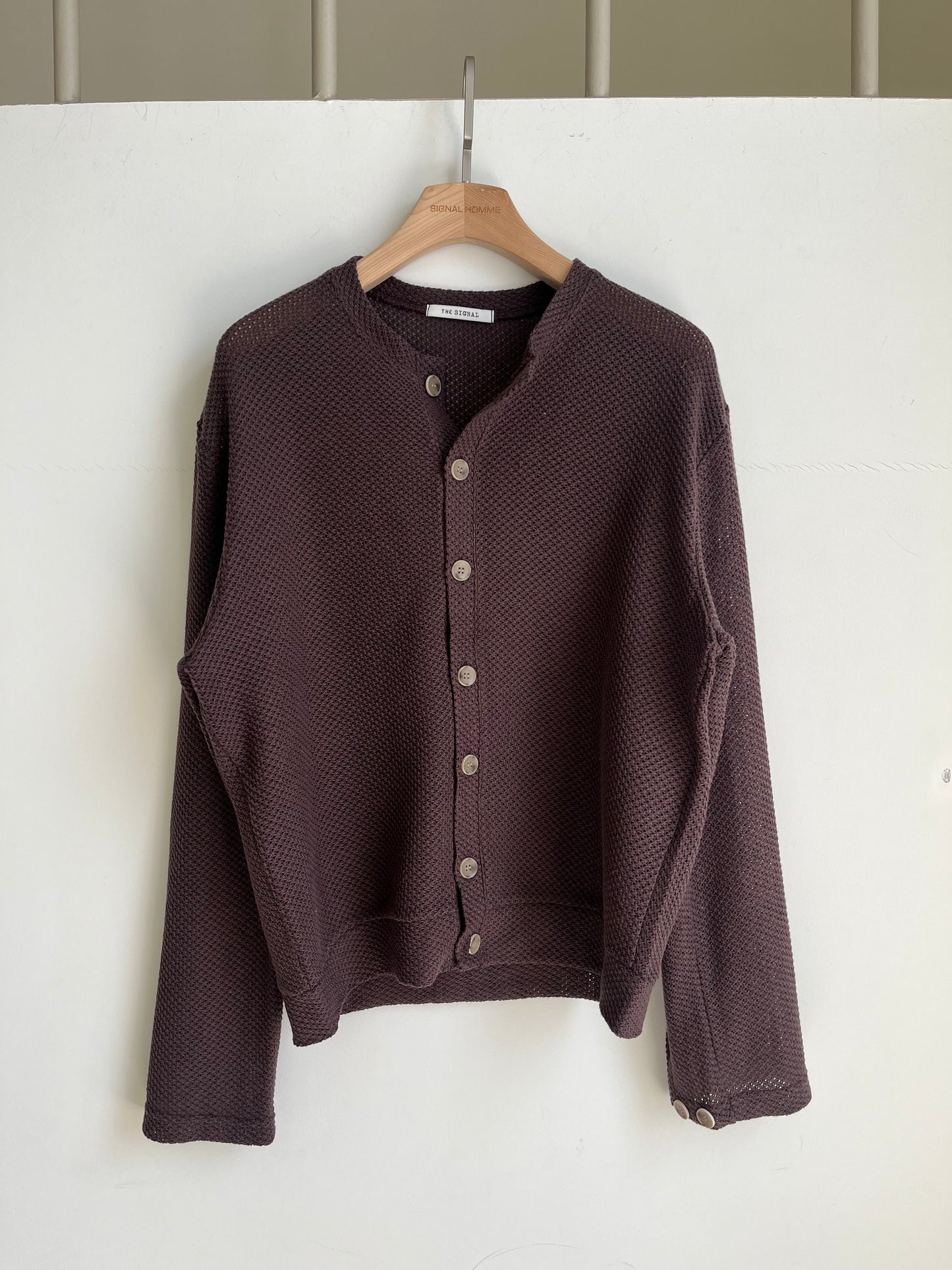 Linen Round Cardigan