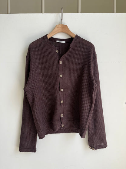 Linen Round Cardigan