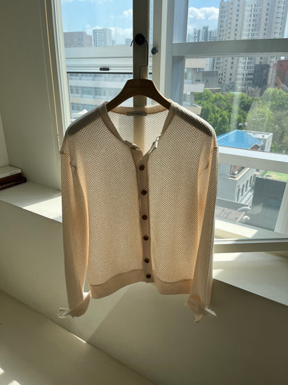 Linen Round Cardigan