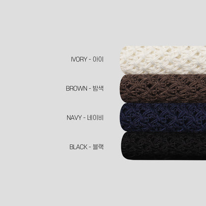 Linen Round Cardigan