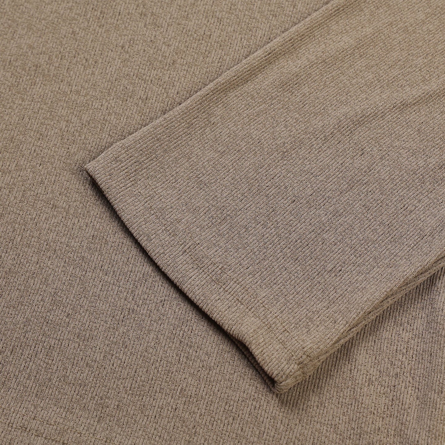 Linen Knit Henley Neck Tee