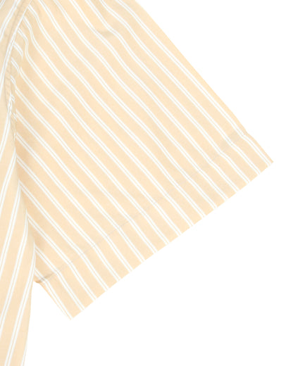 Rest Stripe Box Crop Shirt