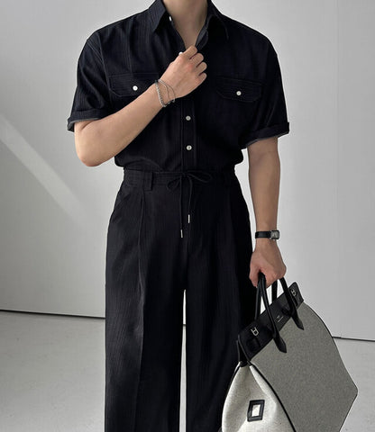 Flow Stripe Easy Slacks