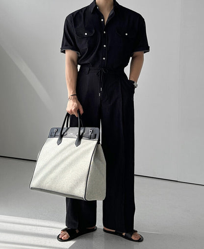 Flow Stripe Easy Slacks