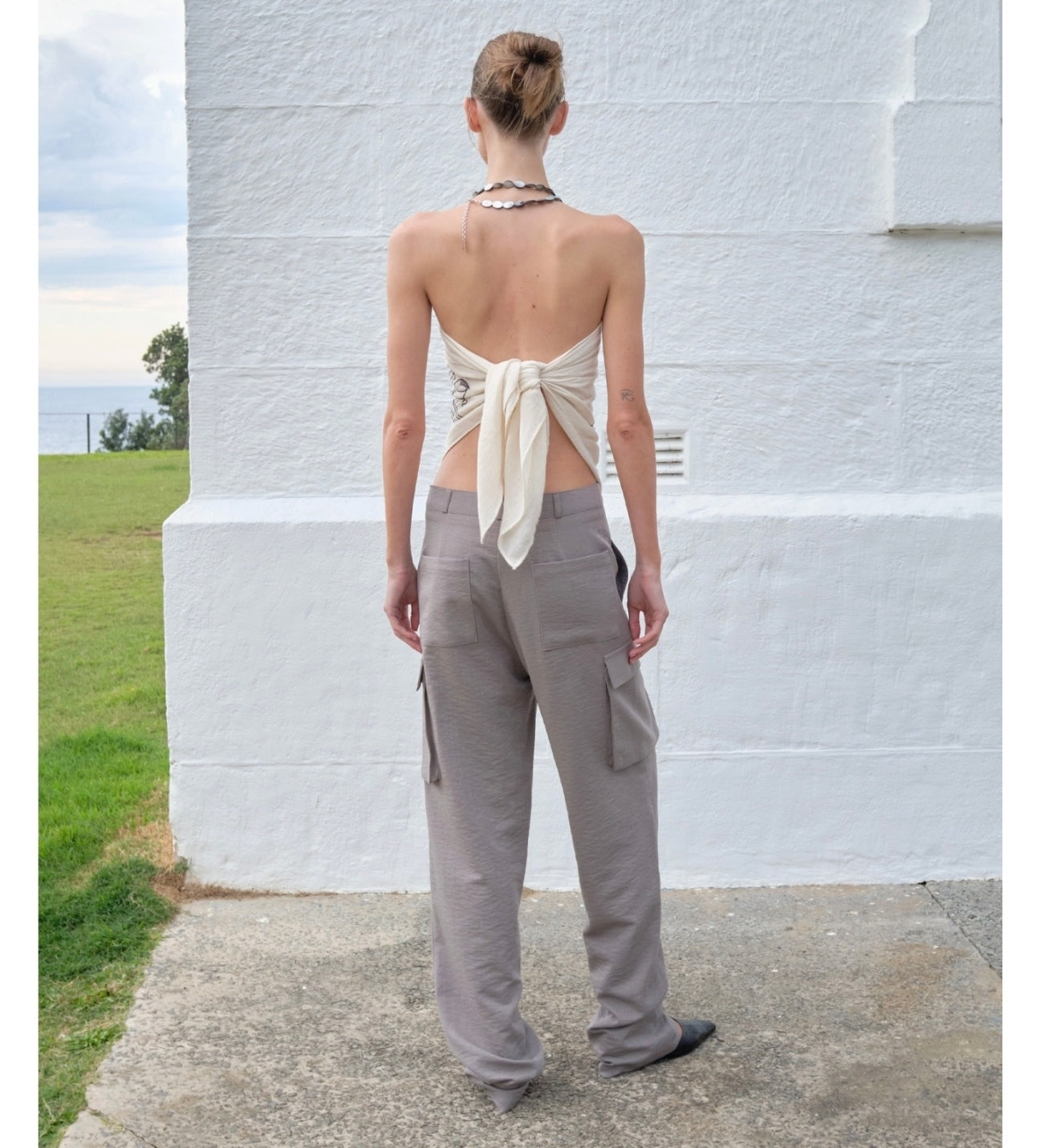 Drawing Scarf Top