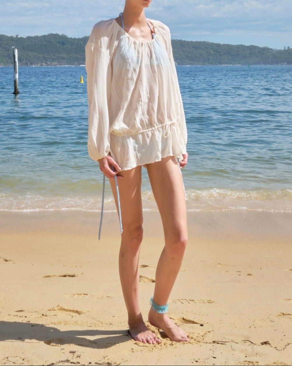 [A MA:DE 2026SS] Silhouette Blouse (2color)