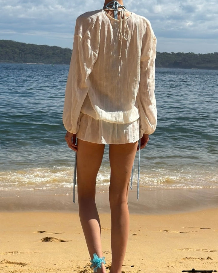 [A MA:DE 2026SS] Silhouette Blouse (2color)