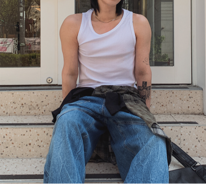 Rib Slim Fit Tank Top
