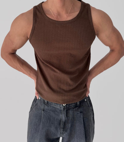 Rib Slim Fit Tank Top