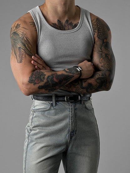 Rib Stretch Tank Top