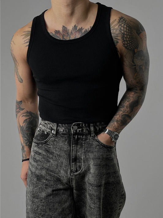 Rib Stretch Tank Top