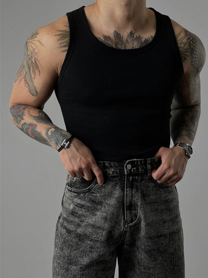 Rib Stretch Tank Top