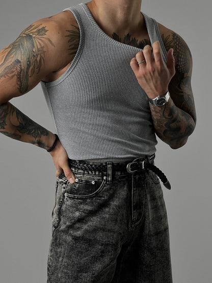 Rib Stretch Tank Top
