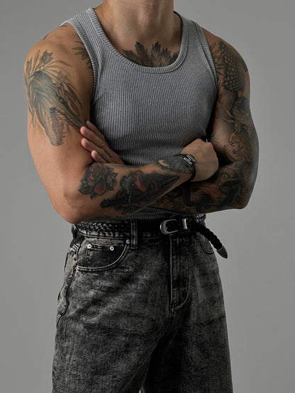 Rib Stretch Tank Top