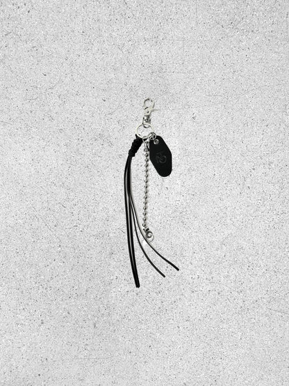 Leather Tassel Keychain