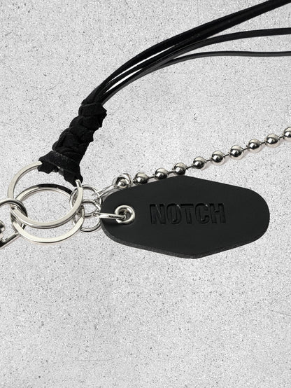 Leather Tassel Keychain