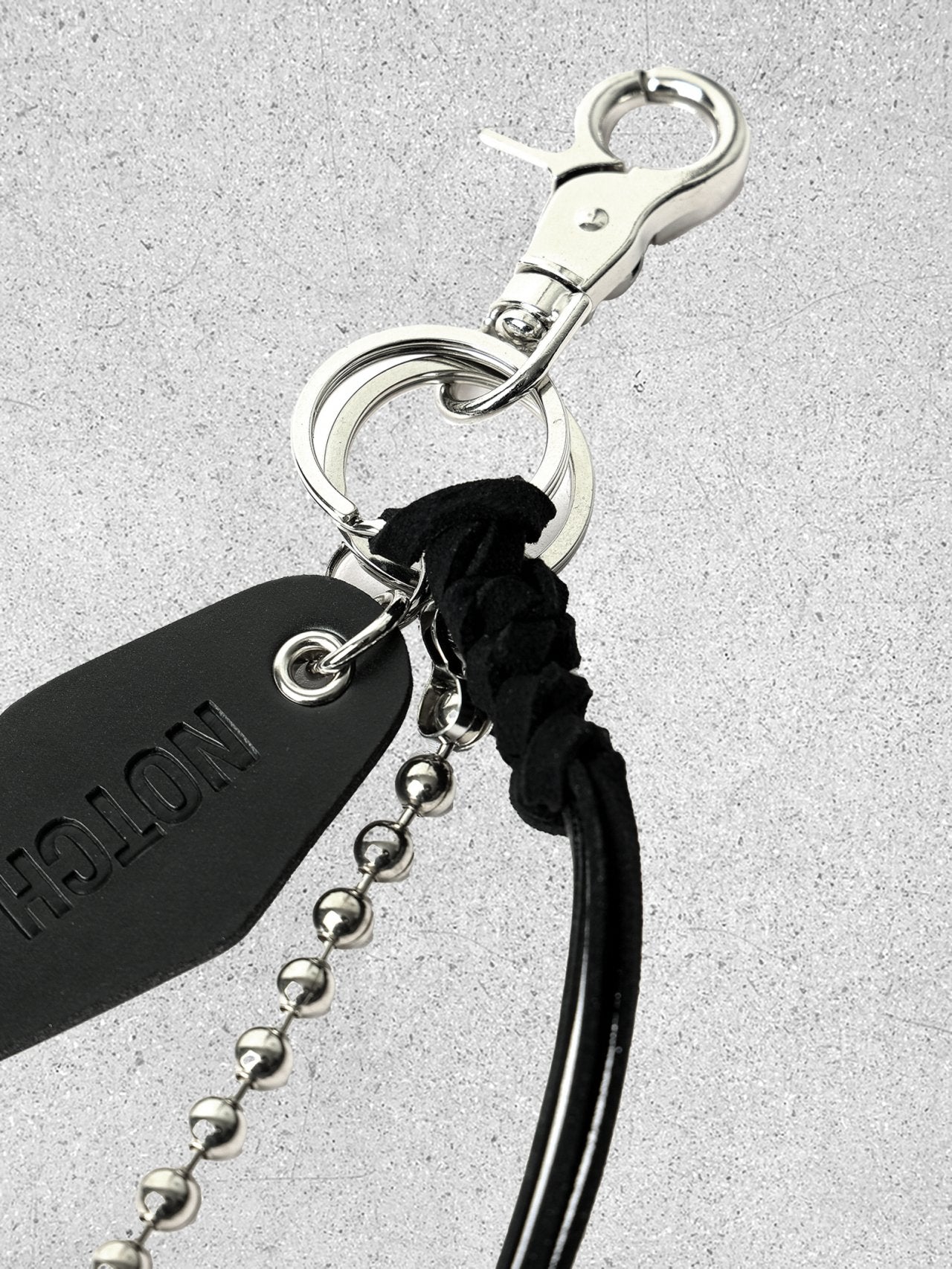Leather Tassel Keychain