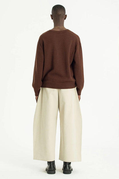 カーブ ベルベット コットン パンツ