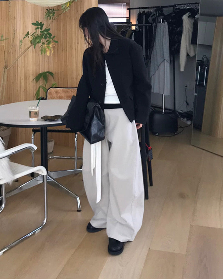 Curve Velvet Cotton Pants