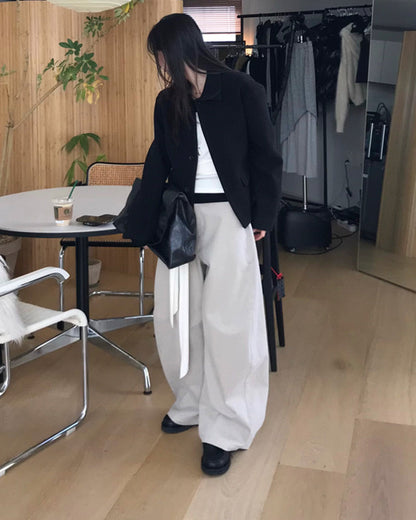 カーブ ベルベット コットン パンツ
