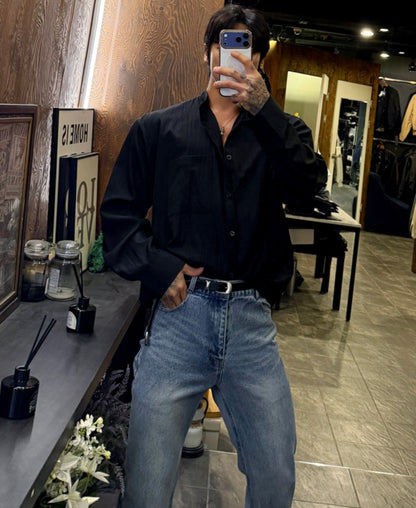 Fluid Round Shirt