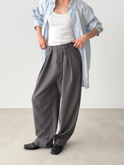 Dual Hook Wide Slacks
