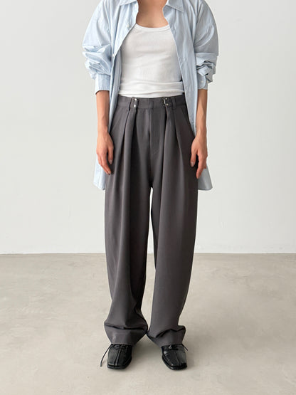 Dual Hook Wide Slacks
