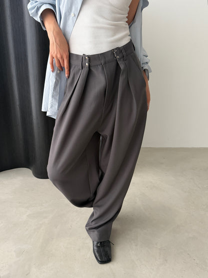 Dual Hook Wide Slacks