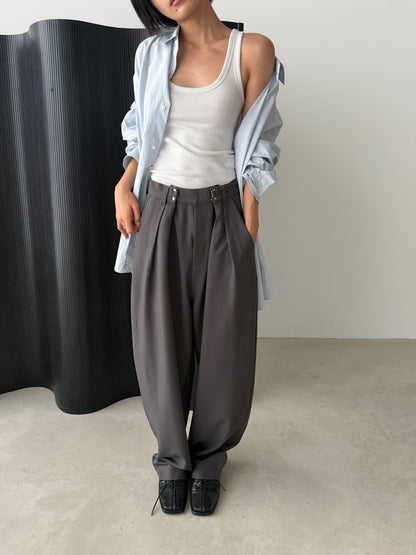 Dual Hook Wide Slacks