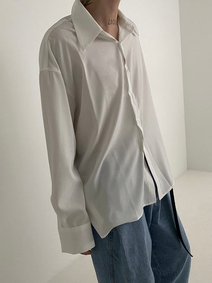 Wide Collar Relax Shirt
