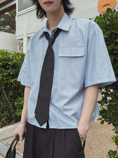 Urban Stripe Pocket Shirt